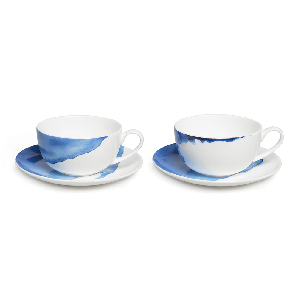 Rick Stein Coves of Cornwall - Set Of 2 Cappuccino Cups - Image 3